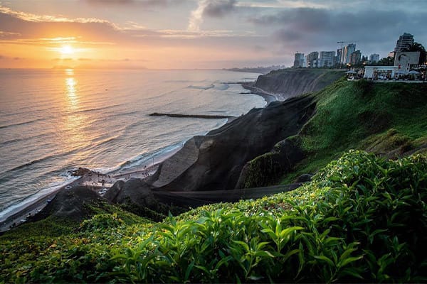 Lima Coastline Sunset