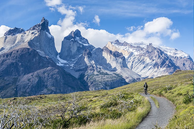 Arriving Torres Del Paine Park