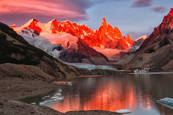 Driving to Torres Del Paine