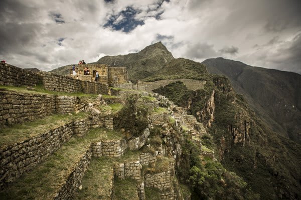 Machu Picchu With People