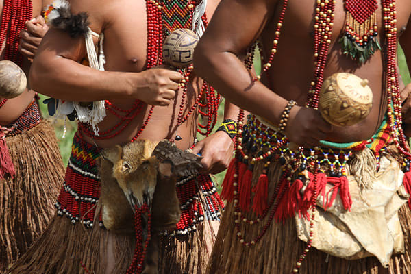 Indigenous dancing ceremony