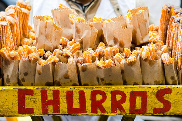 Lima Churros Sweets in basket