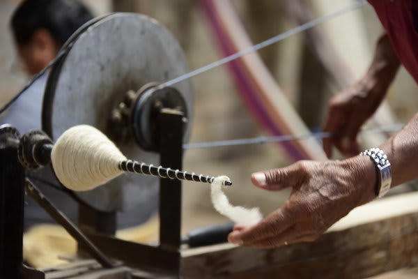 man with classic weaver