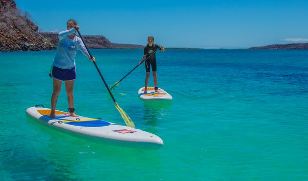 Paddle Boarding in Galapagos