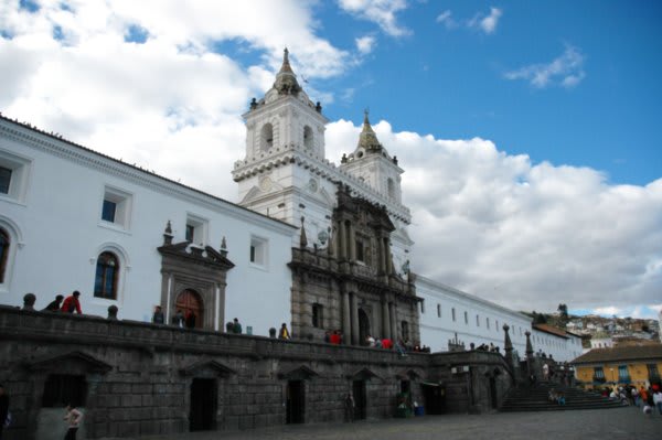 Arrival to Quito Colonial Structures