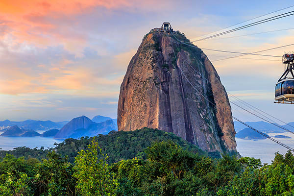 Sugarloaf Mountain and cable car