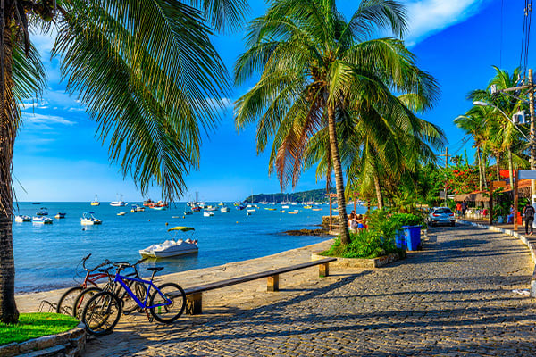 Buzios coastline Brazil