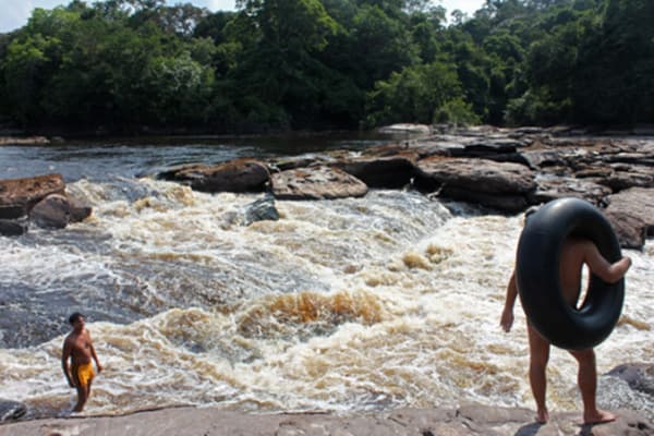 Tubing in the Amazon