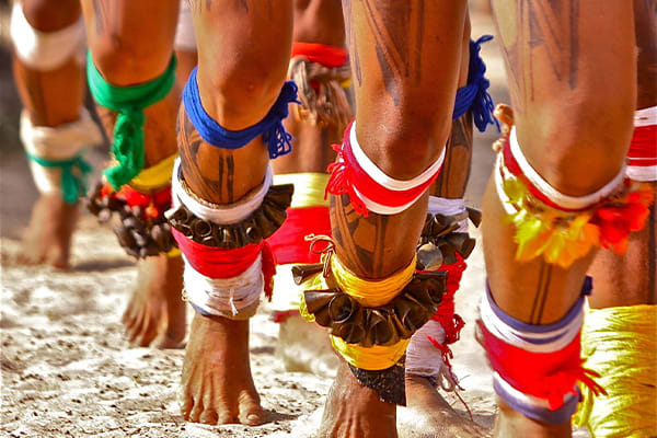 Indigenous dance ceremony