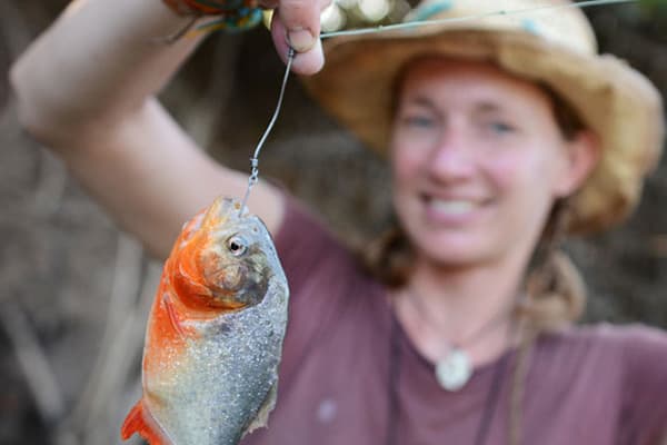 Piranha Fishing Girl