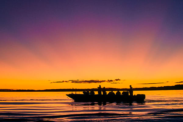 Sunset Amazon Jungle River Cruise