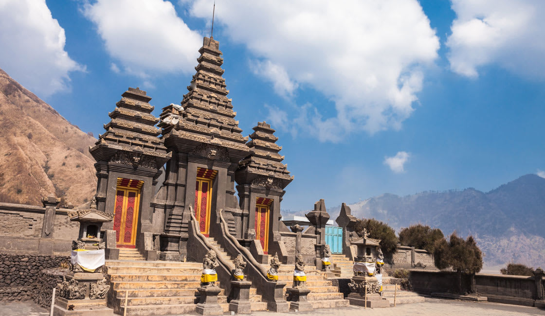 temple at mount bromo