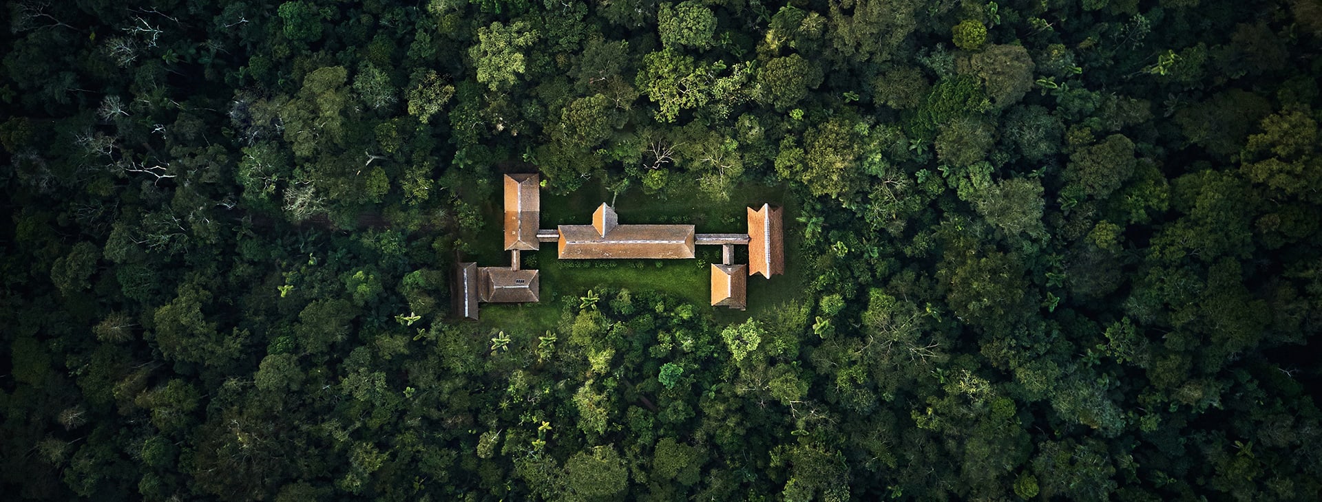 Aerial View Of The Tambopata Research Center