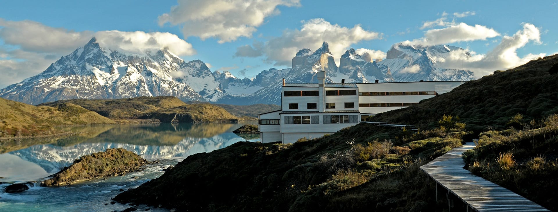 Panoramic View Of Explora Torres Del Paine, Chile