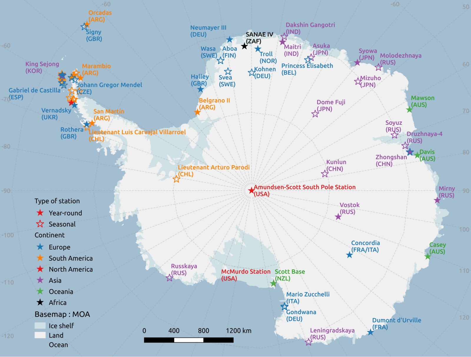 Estaciones de investigación en la Antártida: las 8 bases más importantes | Antarctica Cruises
