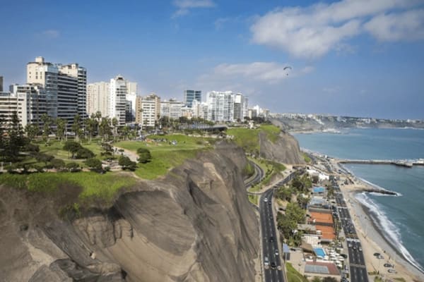 Costa Verde in Lima City