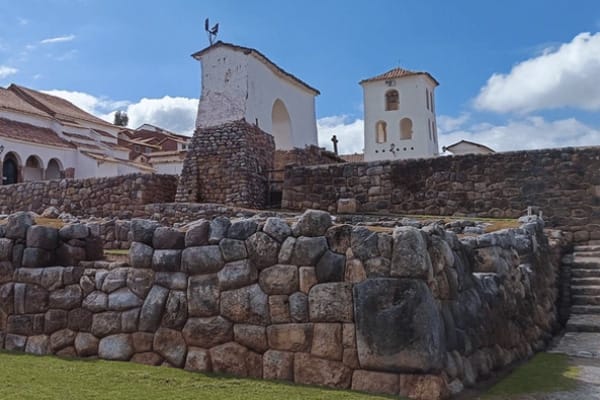 Chinchero Church at the Sacred Valley in Cusco