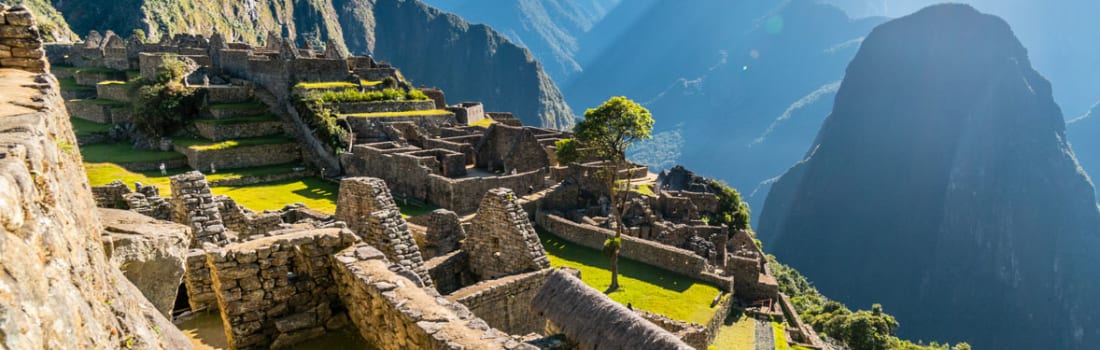 Ruins in Machu Picchu