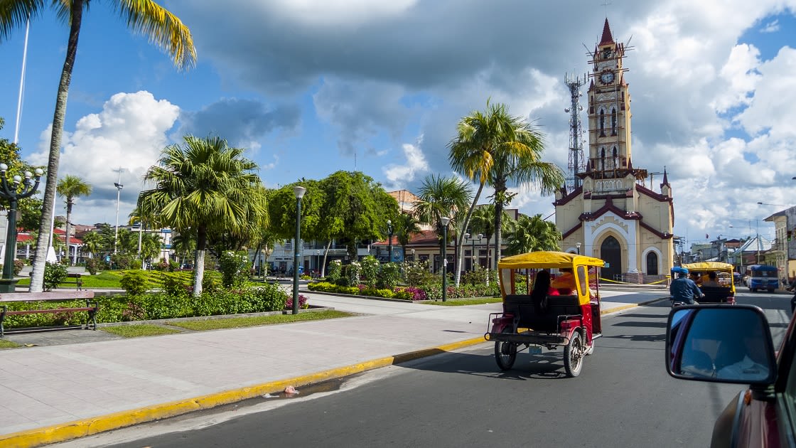 Central,Park,In,Iquitos,City