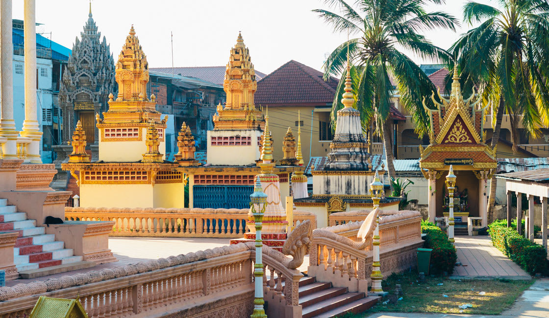 luxurious temple in cambodia