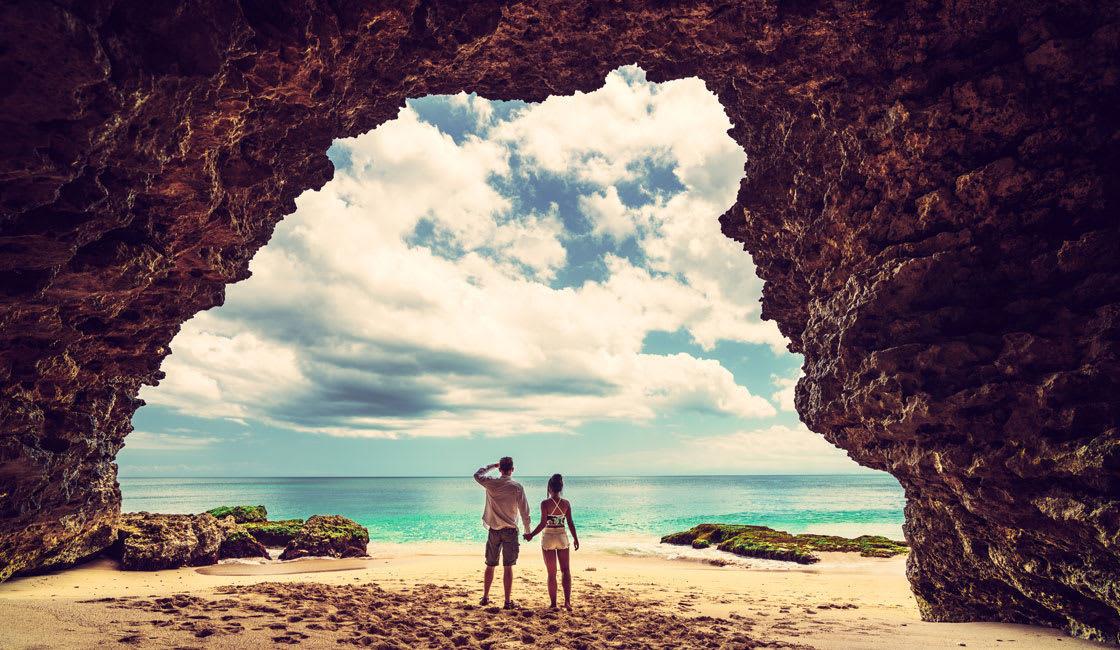 cave exploration on vacation