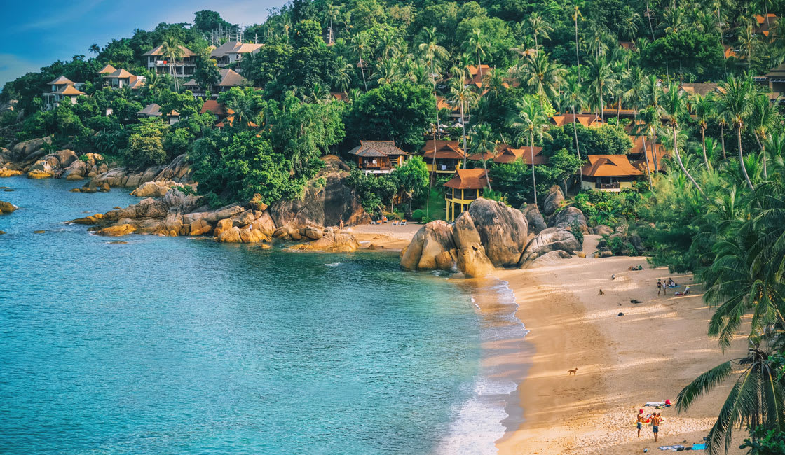 perfect beach for honeymooners 