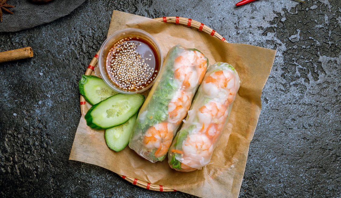 Food Shrimp Spring Roll