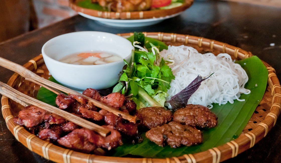 Southeast Asian Food Vietnamese Bun Cha 