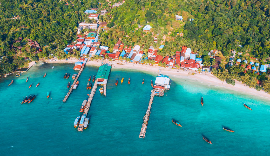 koh kong cambodian beach