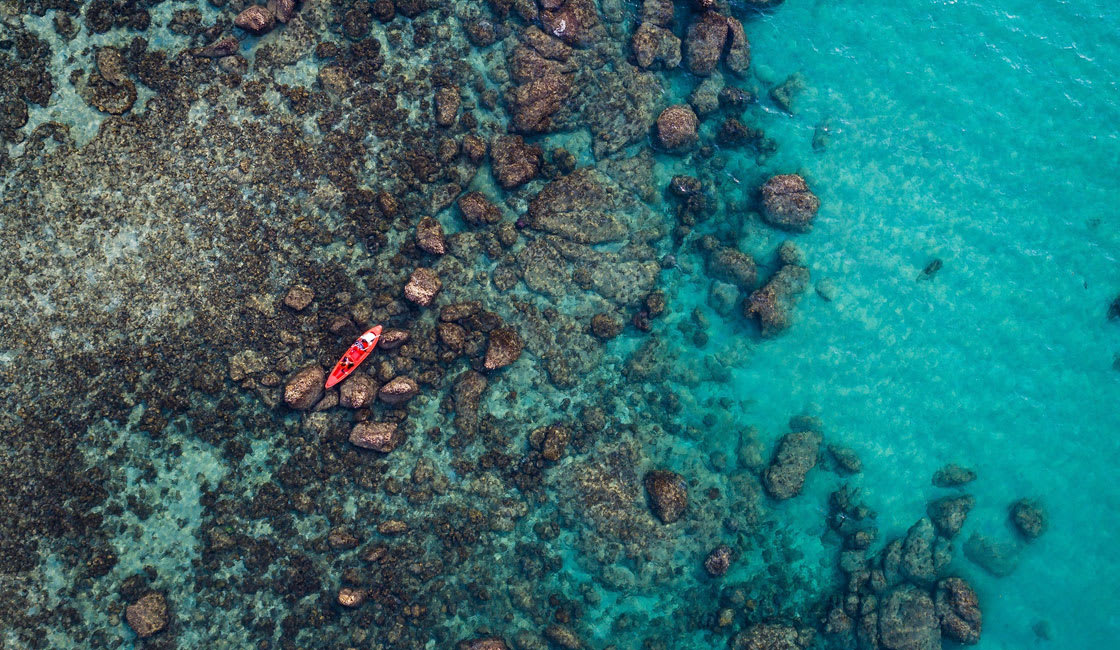 rocky shore in cambodia