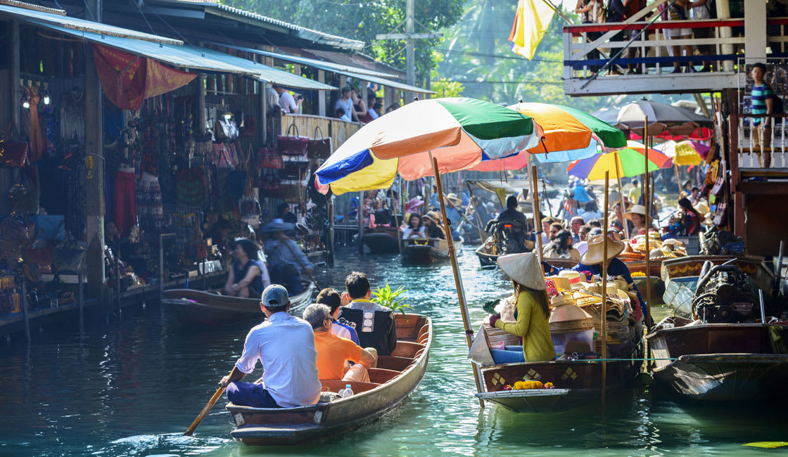 thailand floating markets