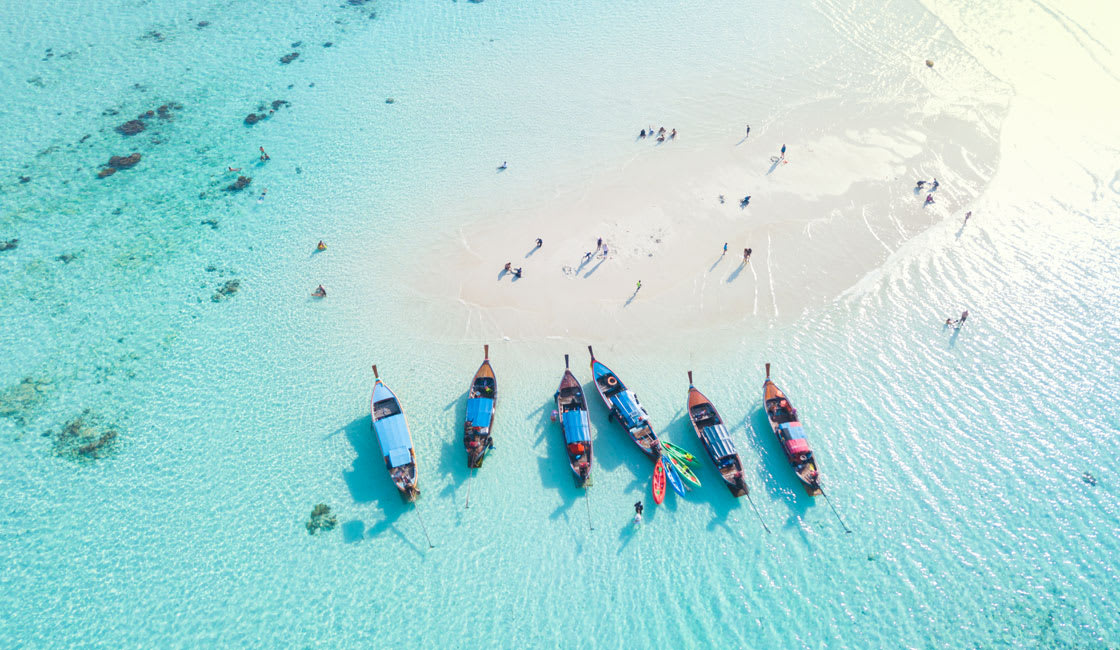 boats at the beach