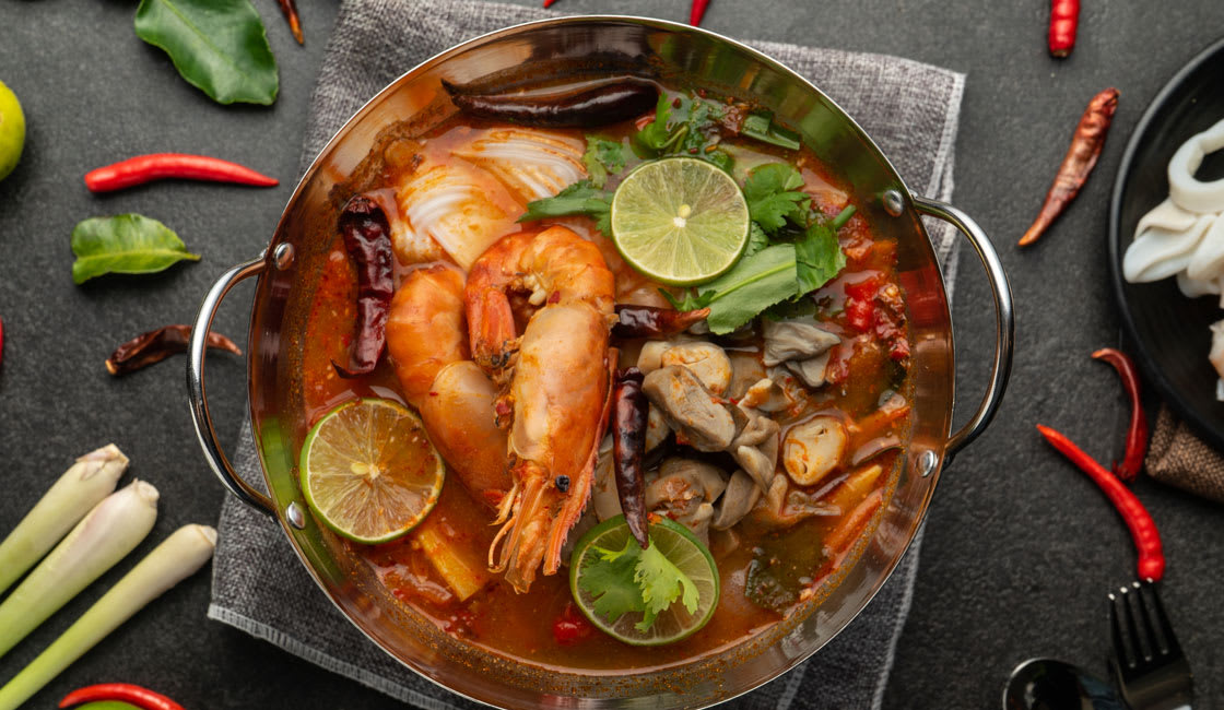 Hot & Sour Shrimp Soup