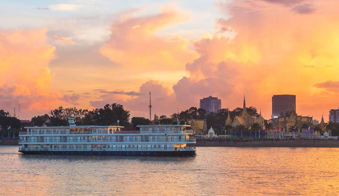 River boat in Phnom Penh