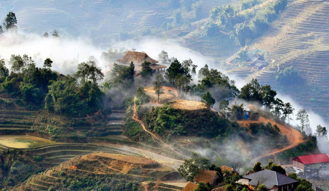 Mist over the hills