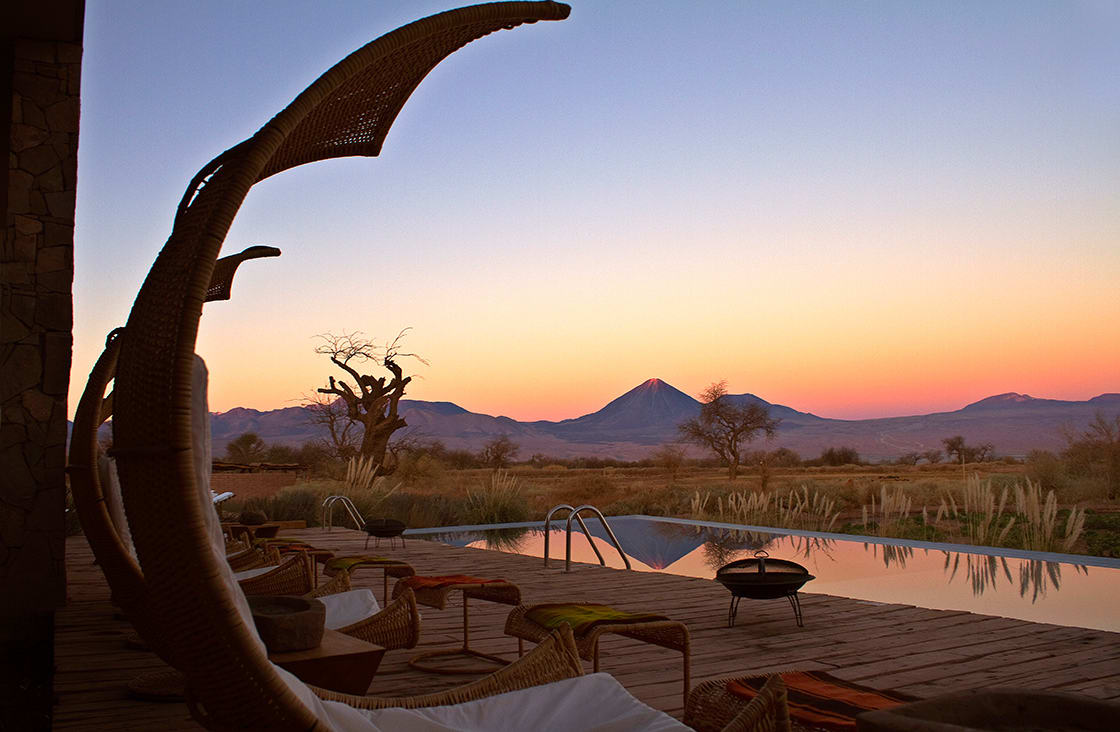 pool and atacama desert