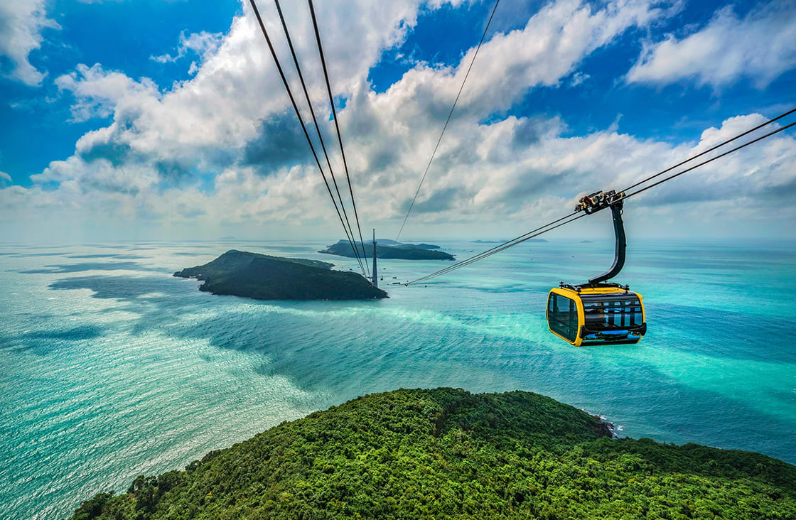 Aerial,View,Of,Thom,Island,Cable,Car,Is,The,Famous