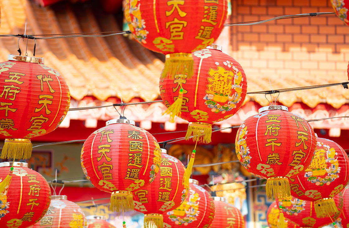 Chinese,New,Year, Red Lanterns