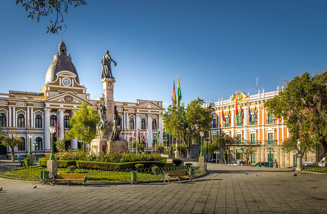 Plaza,Murillo,And,Bolivian,Palace,Of,Government,-,La,Paz,