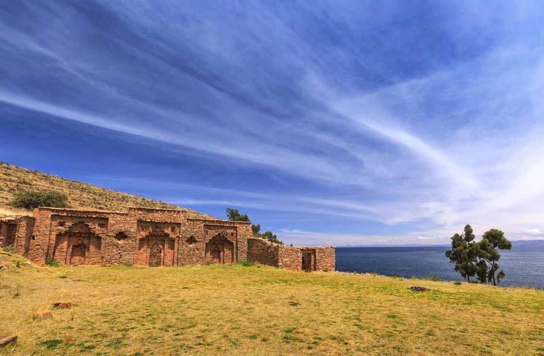 Island,Of,The,Moon,(isla,De,La,Luna),,Lake,Titicaca,