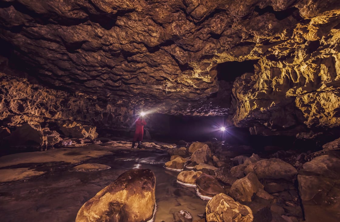 Caver in Meghalaya