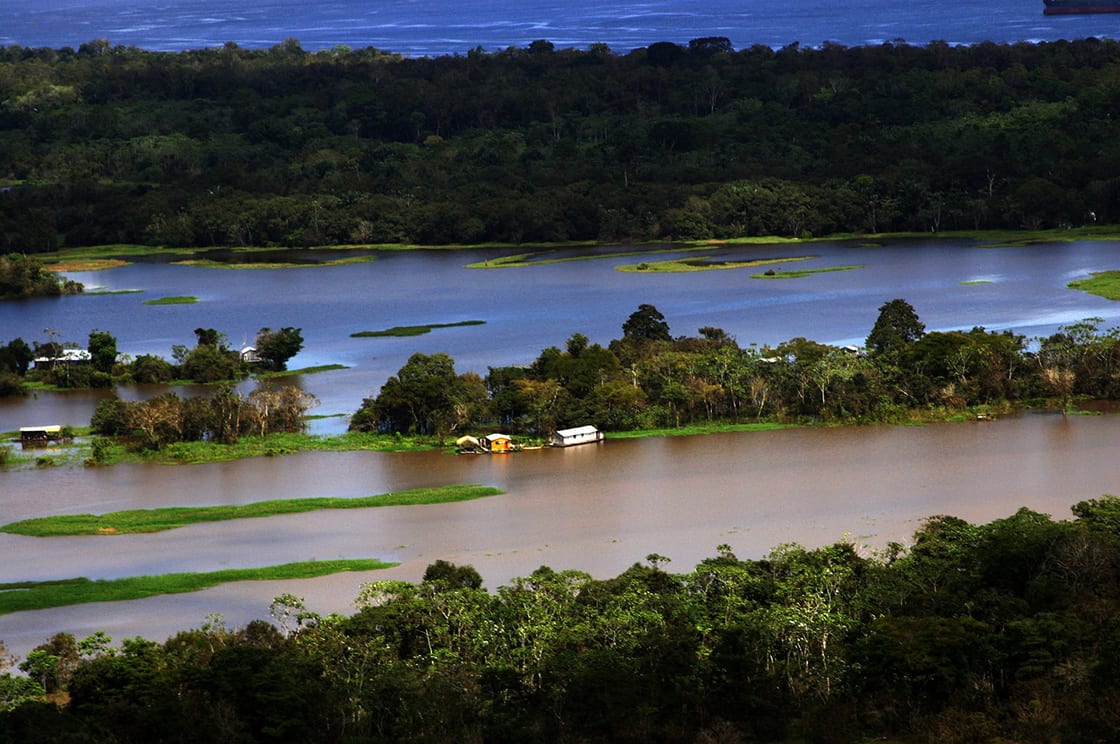 Aerial View Of Manaus, Brazil