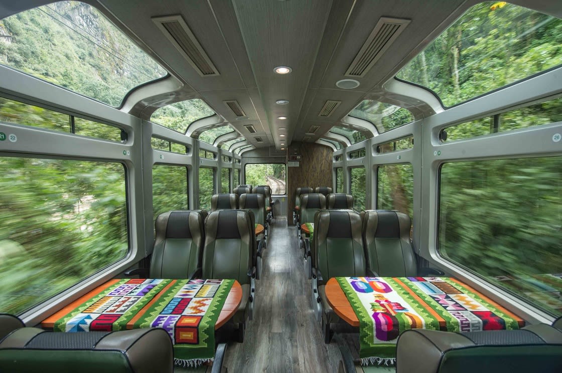 Vistadome Train to Machu Picchu