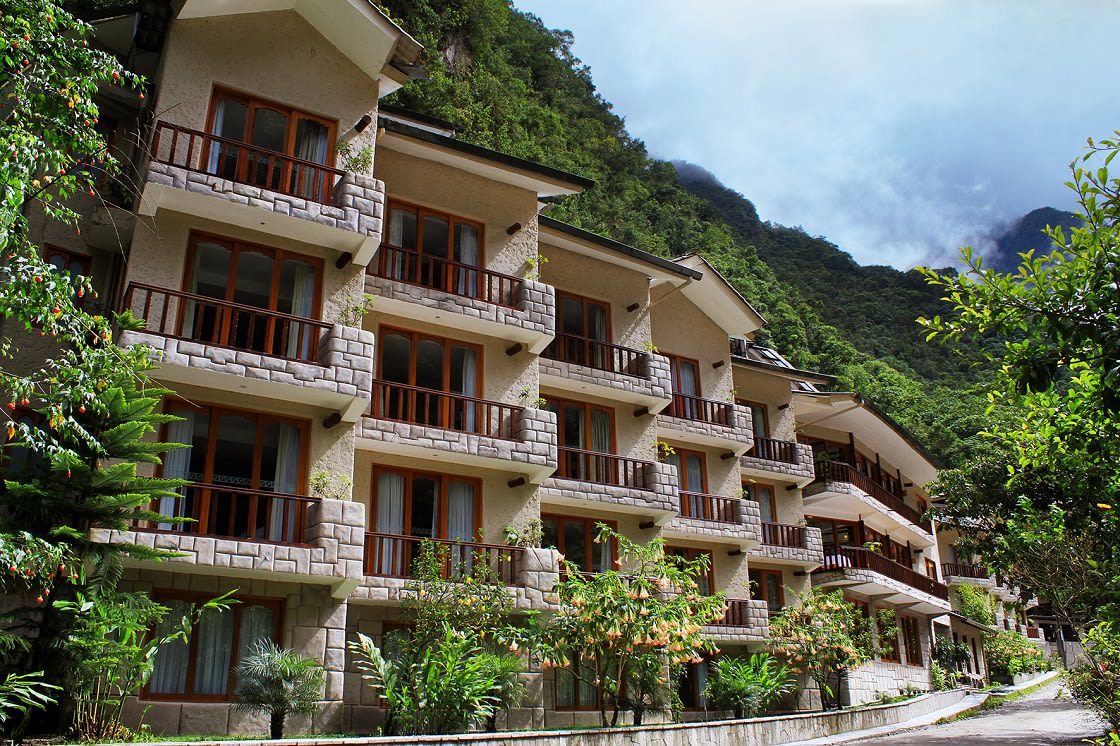 Exterior Of The Sumaq Hotel In Aguas Calientes Town