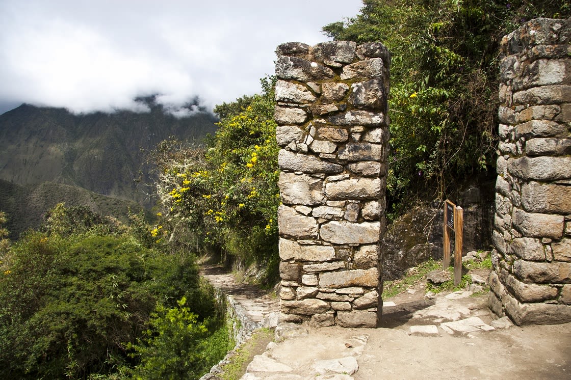 Inca Trail From The Inti Punku