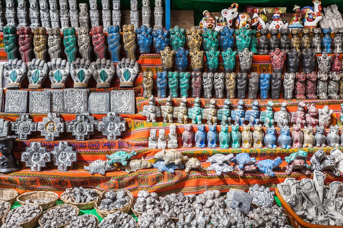 Souvenirs On Witche's Market, In La Paz