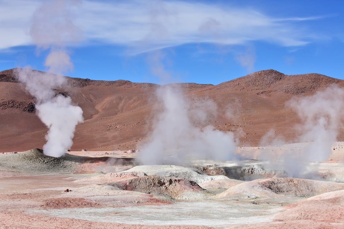 Geysers In Eduardo Avaroa National Reserve