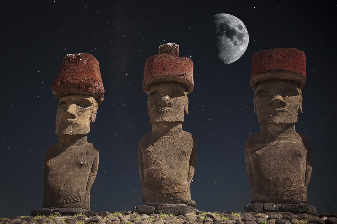 Stargazing At Easter Island