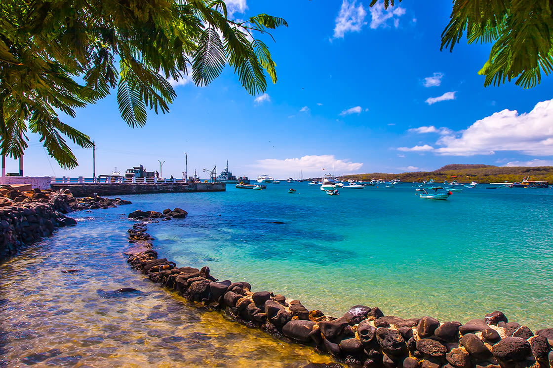 Bay On San Cristobal Island, Galapagos