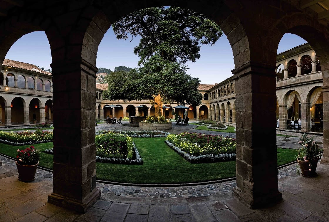 Main Patio Of The Monasterio Hotel By Belmond,